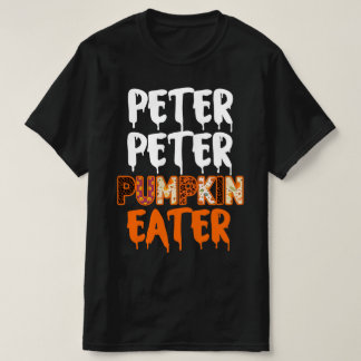 Peter Pumpkin Eater Halloween Kostuum Koppel Manne T-shirt