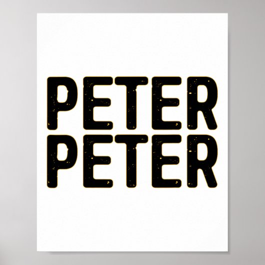 Peter Pumpkin Eater Halloween Kostuum Poster (Voorkant)