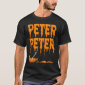 Peter Pumpkin Eater Halloween T-shirt (Voorkant)