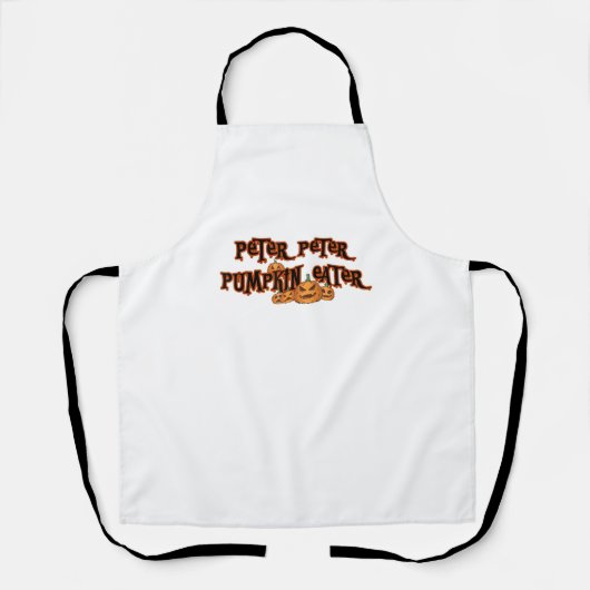 Peter Pumpkin Eater Pumpkin Pie Lover Halloween Th Schort (Voorkant)