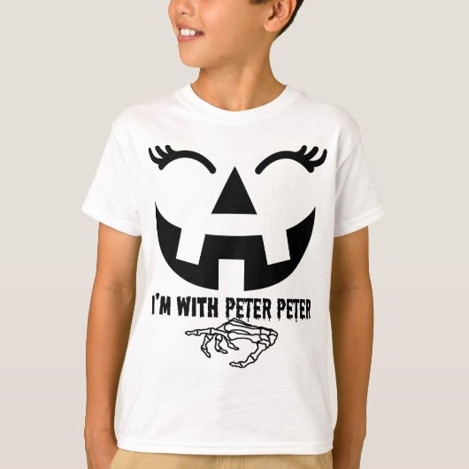 Peter Pumpkin Eater Wife Halloween Couple Costume T-shirt (Voorkant)