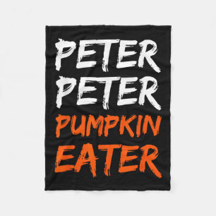 Peter Pumpkin kostuumeter Halloween Fleece Deken