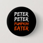 Peter Pumpkin kostuumeter Halloween Ronde Button 5,7 Cm (Voorkant)