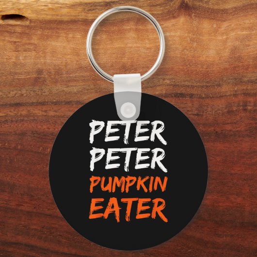 Peter Pumpkin kostuumeter Halloween Sleutelhanger (Voorkant)