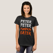 Peter Pumpkin kostuumeter Halloween T-shirt (Voorkant volledig)