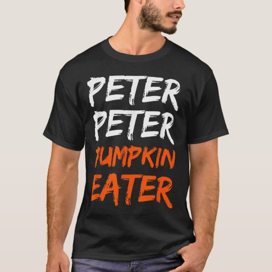 Peter Pumpkin kostuumeter Halloween T-shirt (Voorkant)