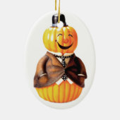 Peter Pumpkin Man Keramisch Ornament (Achterkant)