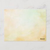 Peter Rabbi Briefkaart (Achterkant)