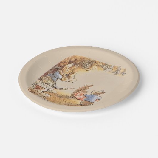 Peter Rabbit 10 Paper Borden Papieren Bordje (Gekanteld)