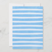 Peter Rabbit 1st Birthday Blue Floral Kaart (Achterkant)