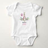 Peter Rabbit 1st Birthday One Romper (Voorkant)