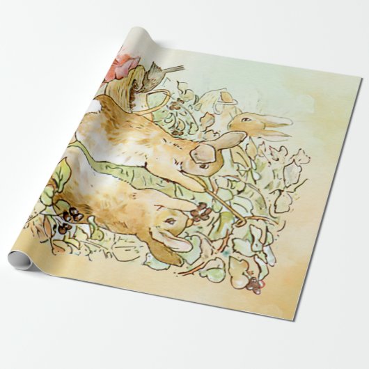 Peter Rabbit 4 Wrapping Paper Cadeaupapier (Uitgerold)
