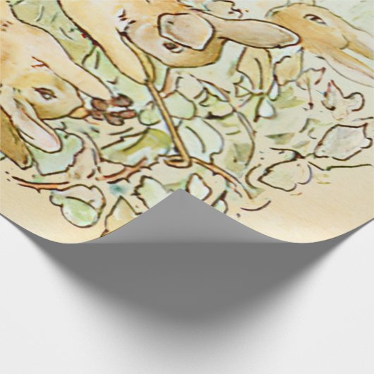 Peter Rabbit 4 Wrapping Paper Cadeaupapier (Hoek)