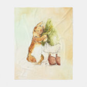 Peter Rabbit 9 Fleece Deken (Voorkant)
