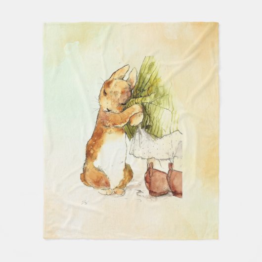 Peter Rabbit 9 Fleece Deken (Voorkant)