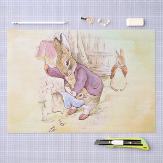 Peter Rabbit 9 Tissue Paper Tissuepapier (Craft)