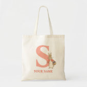 Peter Rabbit | Aangepaste diskette - Letter S-Canv Tote Bag (Voorkant)