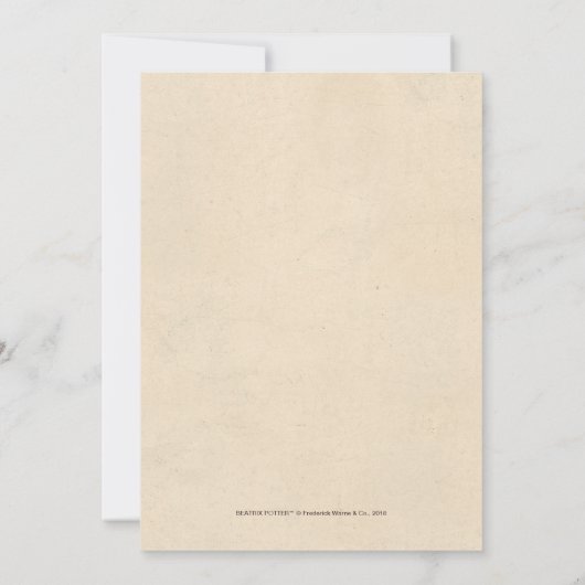 Peter Rabbit | Aankondiging geboorte (Achterkant)