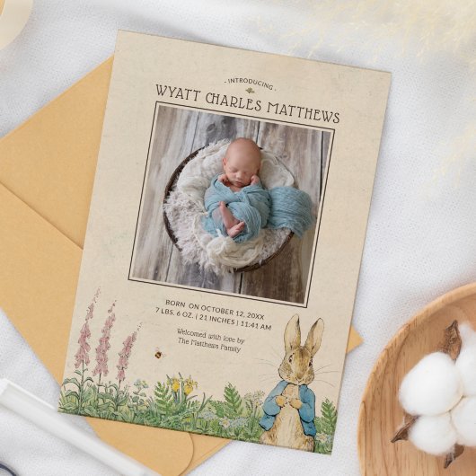 Peter Rabbit | Aankondiging geboorte