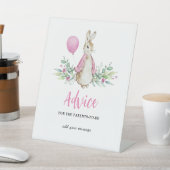 Peter Rabbit Advies Reclamebord Met Voetstuk (Insitu)