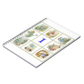 PETER RABBIT-afbeeldingen, voorzien van de letter Notitieboek (Linkerzijde)