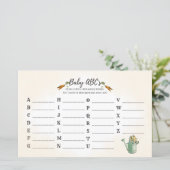 Peter Rabbit | BABY ABC | BABY SHOWER (Staand voorkant)