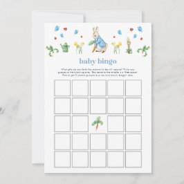 Peter Rabbit Baby Bingo Baby Shower Spel