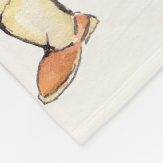 Peter Rabbit | Baby Boy 12 maanden mijlpaal Fleece Deken (Hoek)