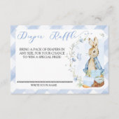Peter Rabbit Baby Boy - Luier Raffle Insert Kaart (Voorkant)