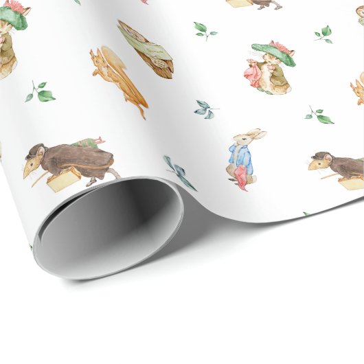Peter Rabbit Baby Cadeaupapier (Rol Hoek)