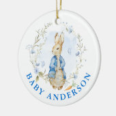 Peter Rabbit Baby Coming Soon Keramisch Ornament (Links)