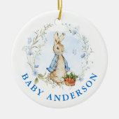 Peter Rabbit Baby Coming Soon Keramisch Ornament (Voorkant)