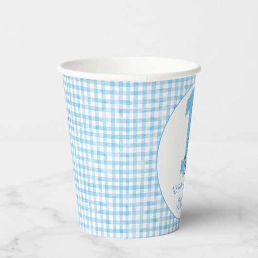 Peter Rabbit Baby Eerste Verjaardag Papieren Bekers (Rechts)