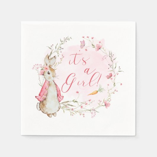 Peter Rabbit Baby Girl Papieren servetten | Standa (Voorkant)