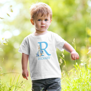 Peter Rabbit Baby Monogram Name Baby T-Shirt