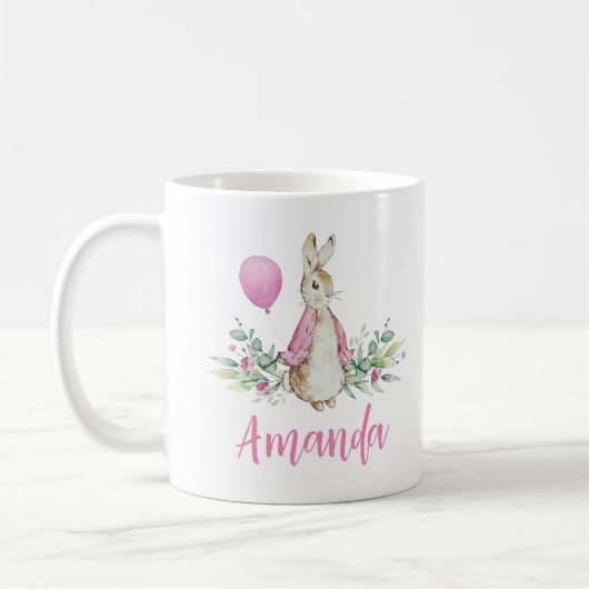 Peter Rabbit Baby Naam Koffiemok (Links)