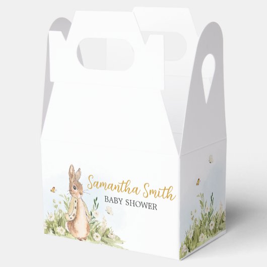 Peter Rabbit Baby shower Bedankdoosjes (Geopend)