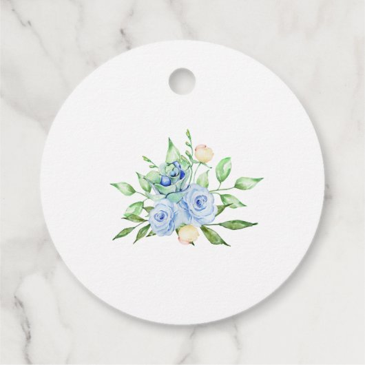 Peter Rabbit Baby shower Bedankjes Labels (Achterkant)