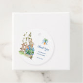 Peter Rabbit Baby shower Bedankt Bedankjes Labels (In situ)