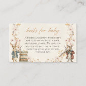 Peter Rabbit Baby Shower Books for Baby Informatiekaartje (Voorkant)