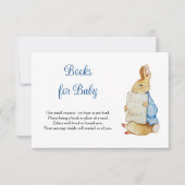 Peter Rabbit Baby Shower Books For Baby RSVP Kaartje (Voorkant)