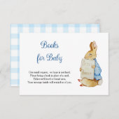 Peter Rabbit Baby Shower Books For Baby RSVP Kaartje (Voorkant / Achterkant)