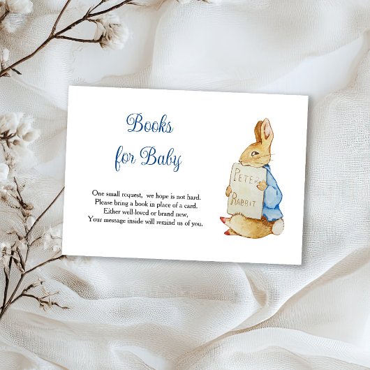 Peter Rabbit Baby Shower Books For Baby RSVP Kaartje