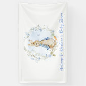 Peter Rabbit Baby shower Boy Banner (Verticaal)