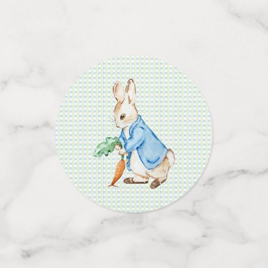 Peter Rabbit Baby Shower Confetti (Kleine voorkant)