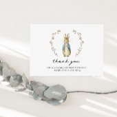 Peter Rabbit Baby shower Dank je wel Bedankkaart