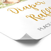 Peter Rabbit Baby shower Diaper Raffle Poster (Hoek)