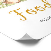 Peter Rabbit Baby shower Food Poster (Hoek)