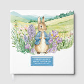 Peter Rabbit Baby shower Guest Book Boy Gastenboek (Voorkant)