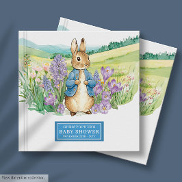 Peter Rabbit Baby shower Guest Book Boy Gastenboek